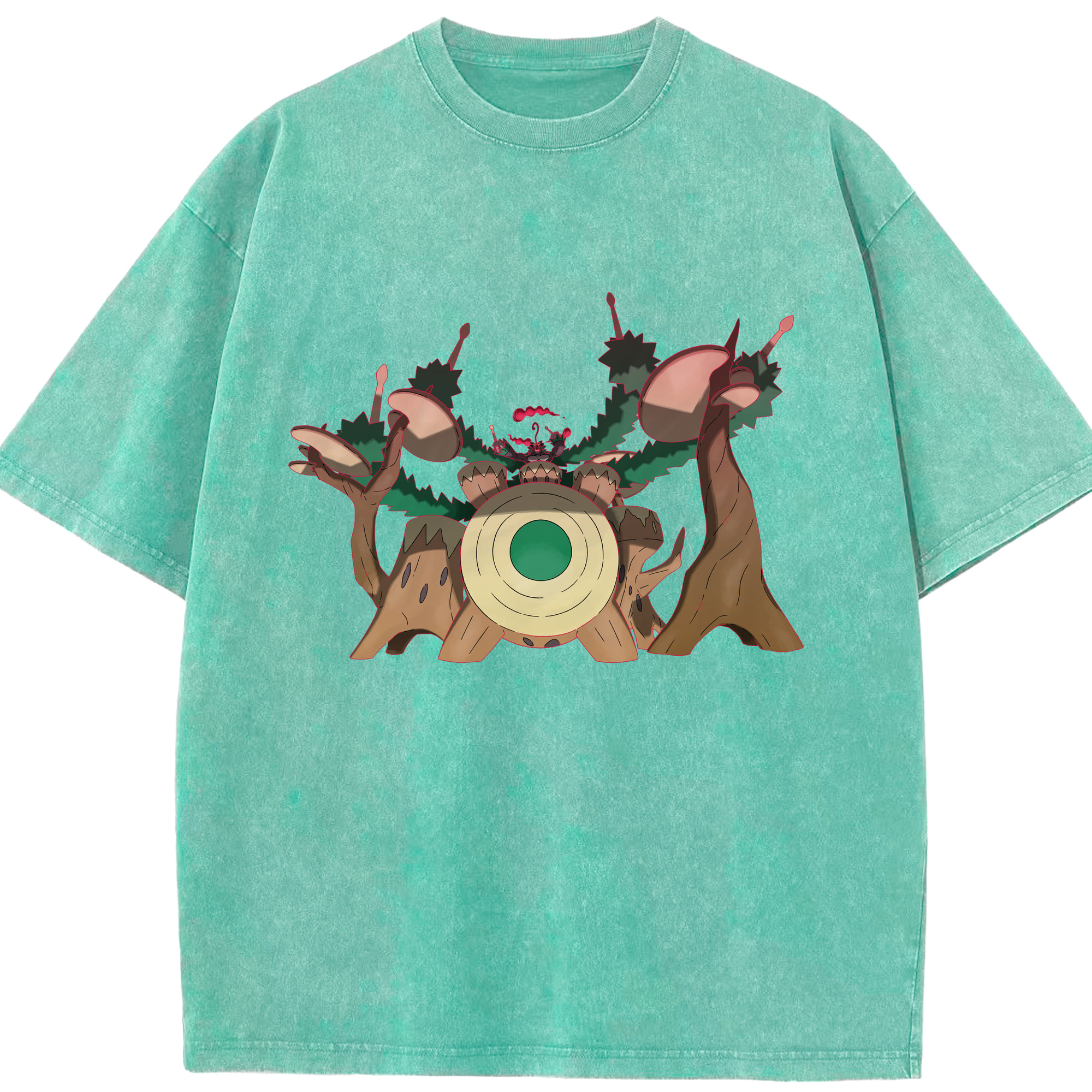 （画像用） ポケットモンスター Pokémon 綿100% ヴィンテージ風 半袖Tシャツ（フロントプリント）